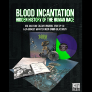 BLOOD INCANTATION Hidden History of the Human Race( Ltd. Gatefold Distant Universe Split LP+CD & LP-Booklet & Poster (neon green-lilac split)